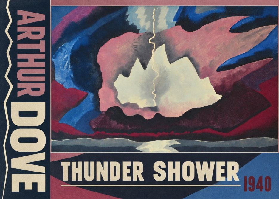 Arthur Dove Thunder Shower No3 - Juliste