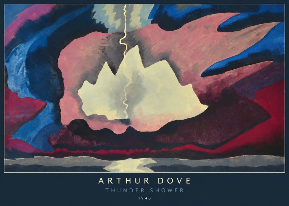 Arthur Dove Thunder Shower No6 - Juliste