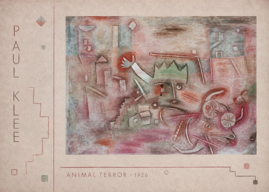 Paul Klee Animal Terror No2 - Juliste