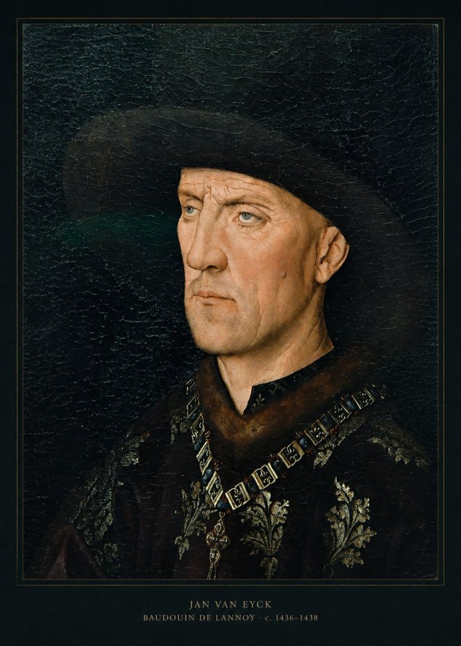 Jan van Eyck Baudouin De Lannoy No4 - Juliste