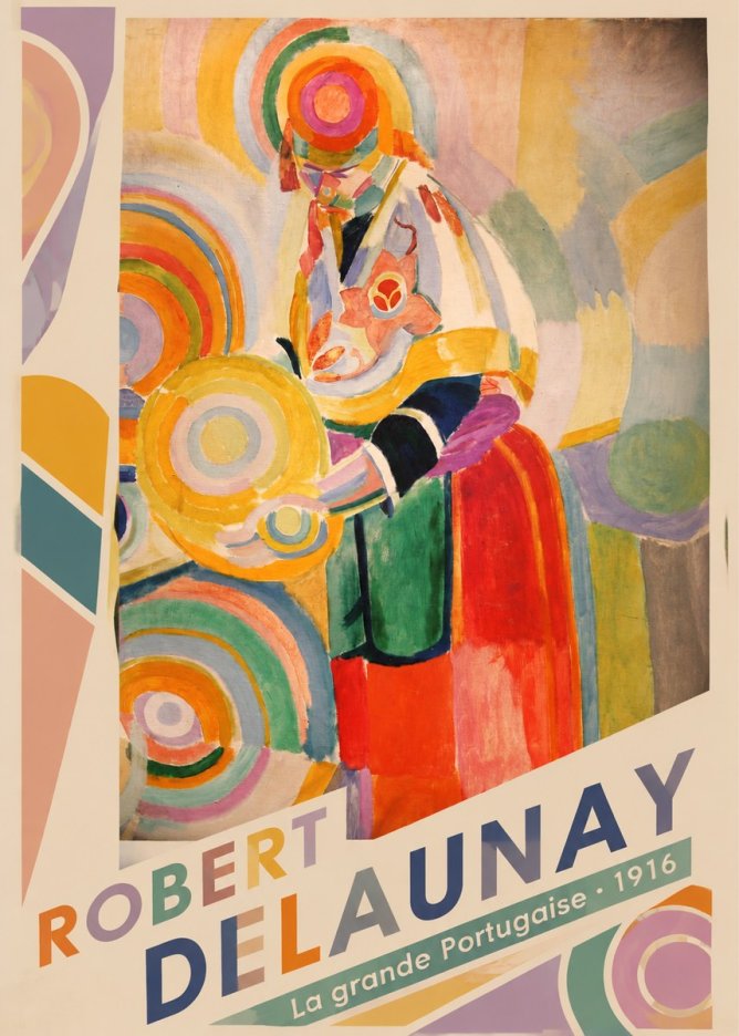 Robert Delaunay La Grande Portugaise II No2 - Juliste