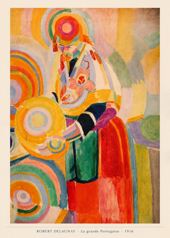 Robert Delaunay La Grande Portugaise II No6 - Juliste