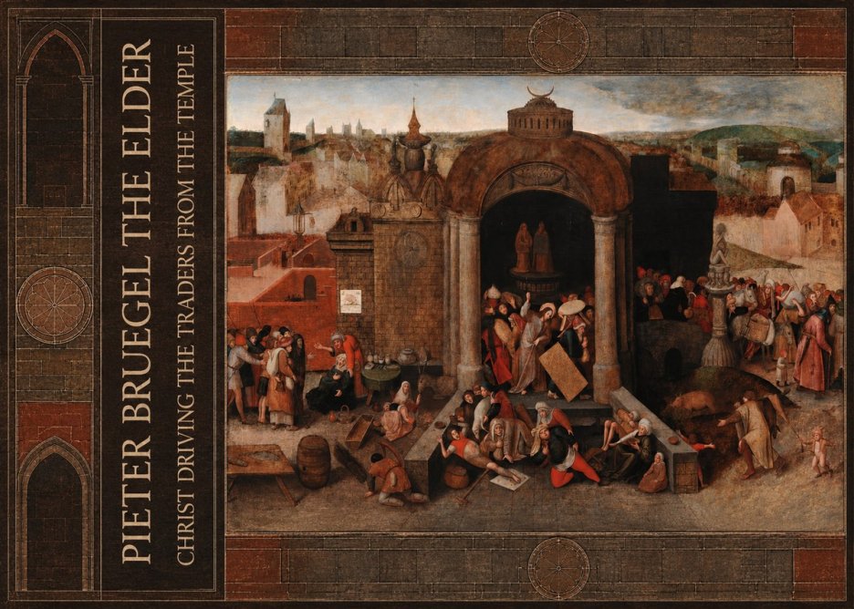 Pieter Bruegel Christ Driving the Traders from the Temple No2 - Juliste