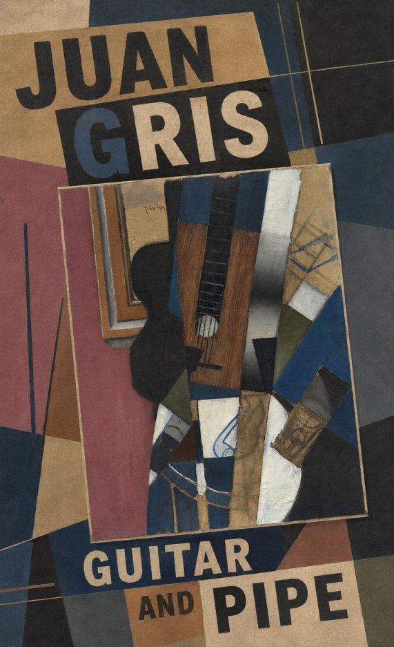 Juan Gris Guitar and Pipe I No3 - Juliste