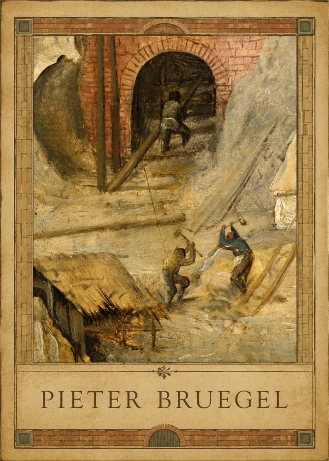 Pieter Bruegel The Miners No1 - Juliste