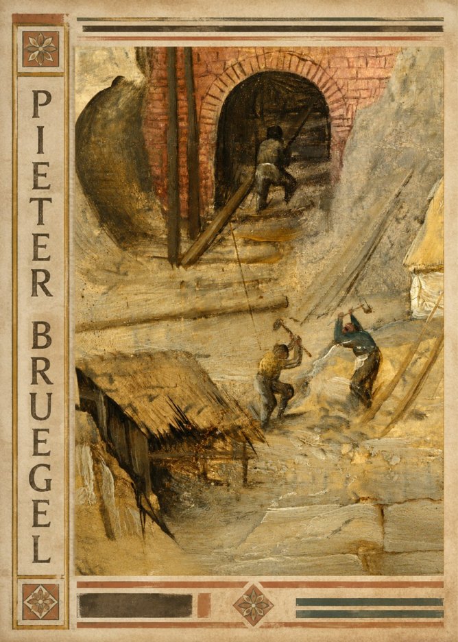 Pieter Bruegel The Miners No2 - Juliste