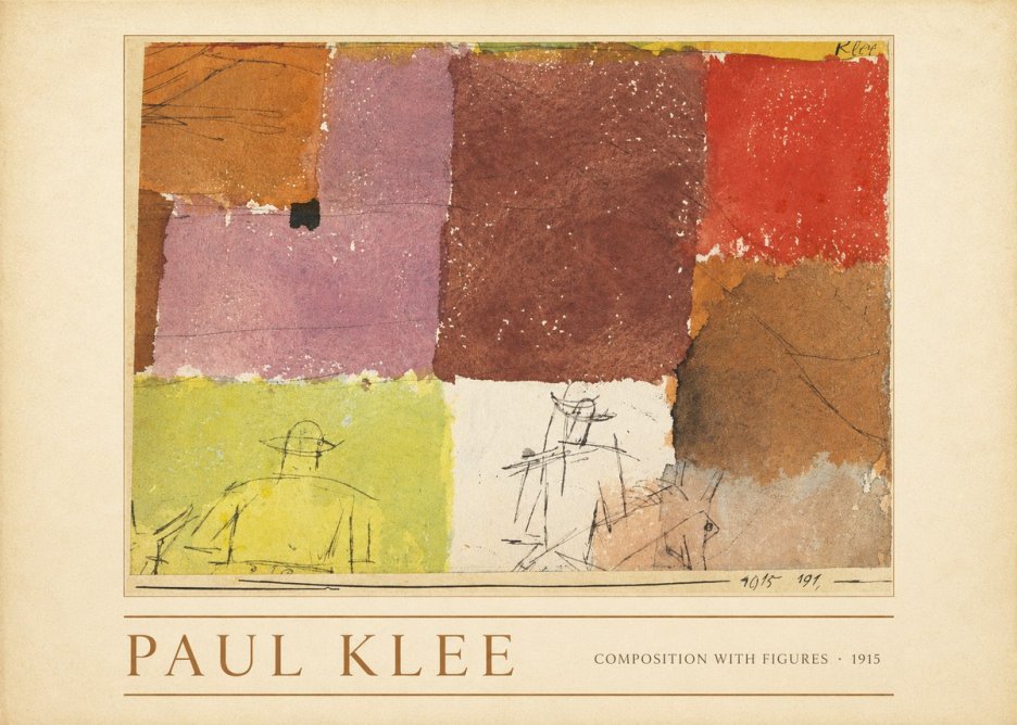 Paul Klee Composition with Figures I No1 - Juliste