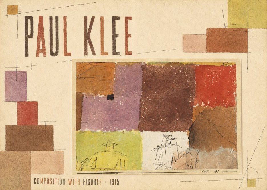 Paul Klee Composition with Figures I No6 - Juliste