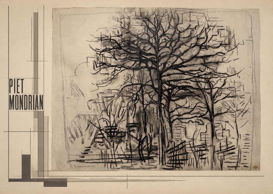 Piet Mondrian The Tree No2 - Juliste
