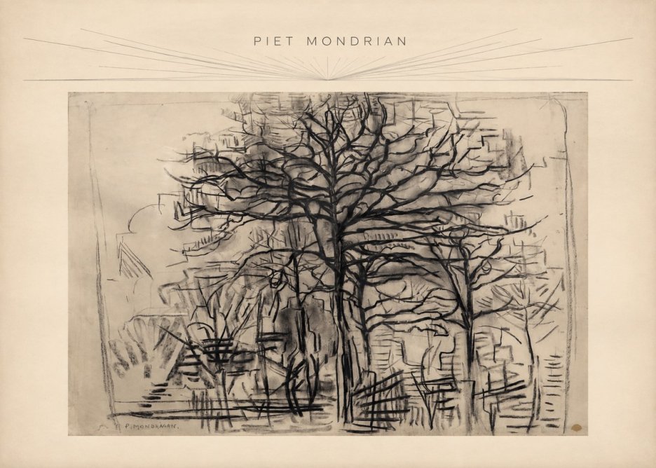 Piet Mondrian The Tree No3 - Juliste