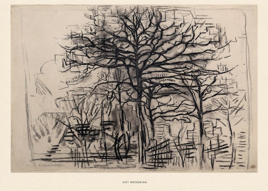Piet Mondrian The Tree No5 - Juliste