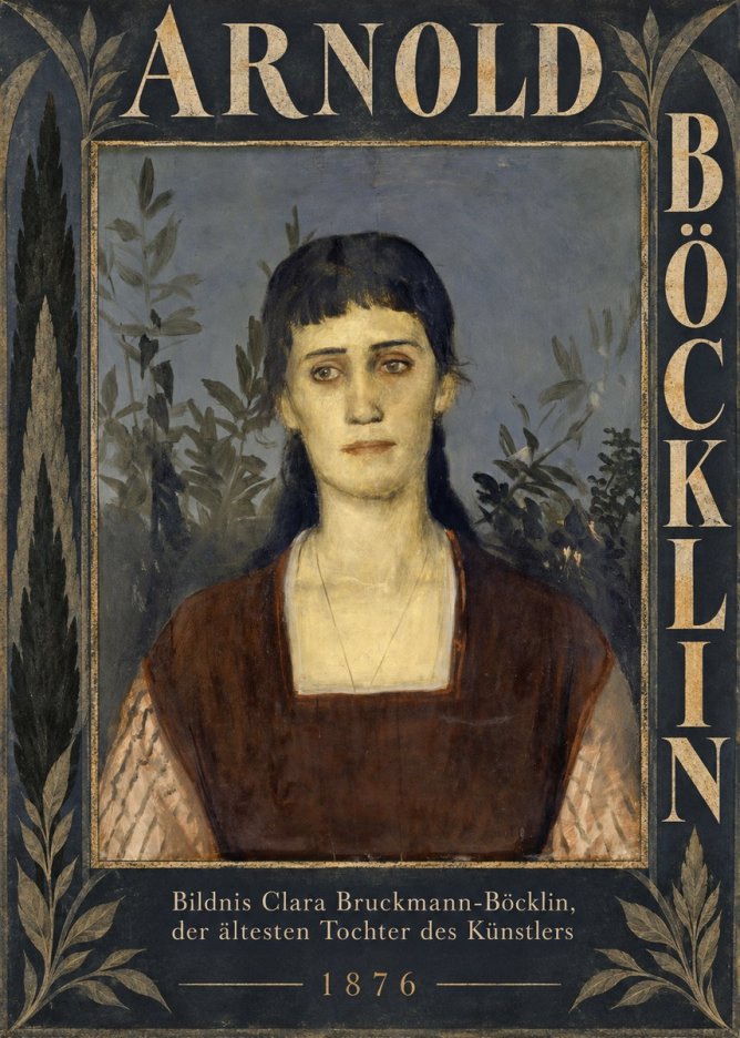Arnold Böcklin Bildnis Clara Bruckmann-böcklin, Der Ältesten Tochter Des Künstlers No6 - Juliste