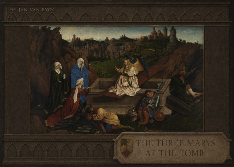 Jan van Eyck The Three Marys at the Tomb No3 - Juliste