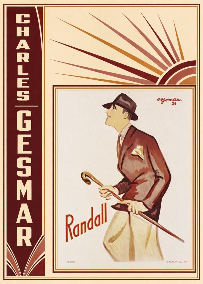 Charles Gesmar Randall II No3 - Juliste