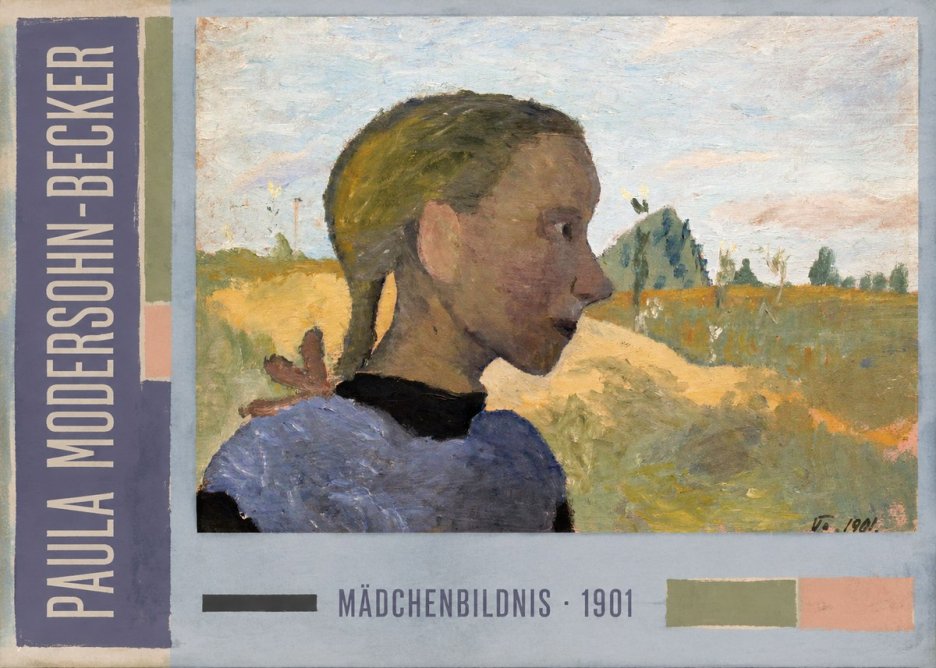 Paula Modersohn-Becker Mädchenbildnis · 1901 No3 - Juliste