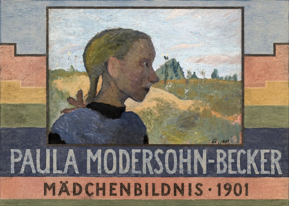 Paula Modersohn-Becker Mädchenbildnis · 1901 No6 - Juliste