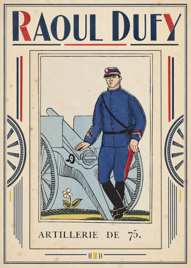 Raoul Dufy Artillerie De 75. No1 - Juliste