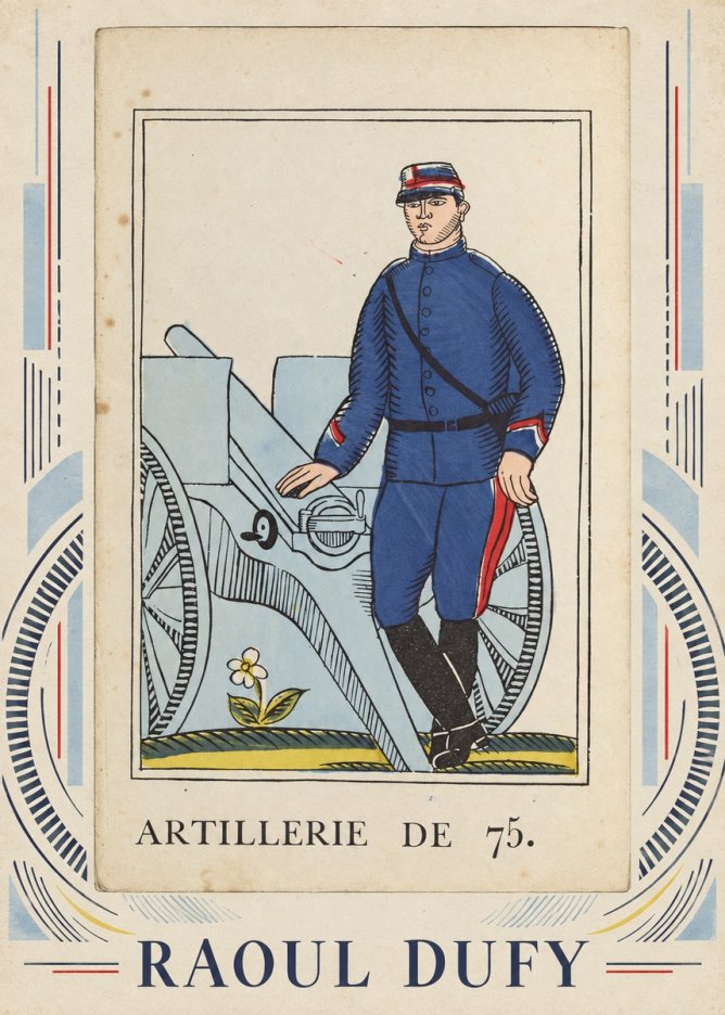 Raoul Dufy Artillerie De 75. No3 - Juliste
