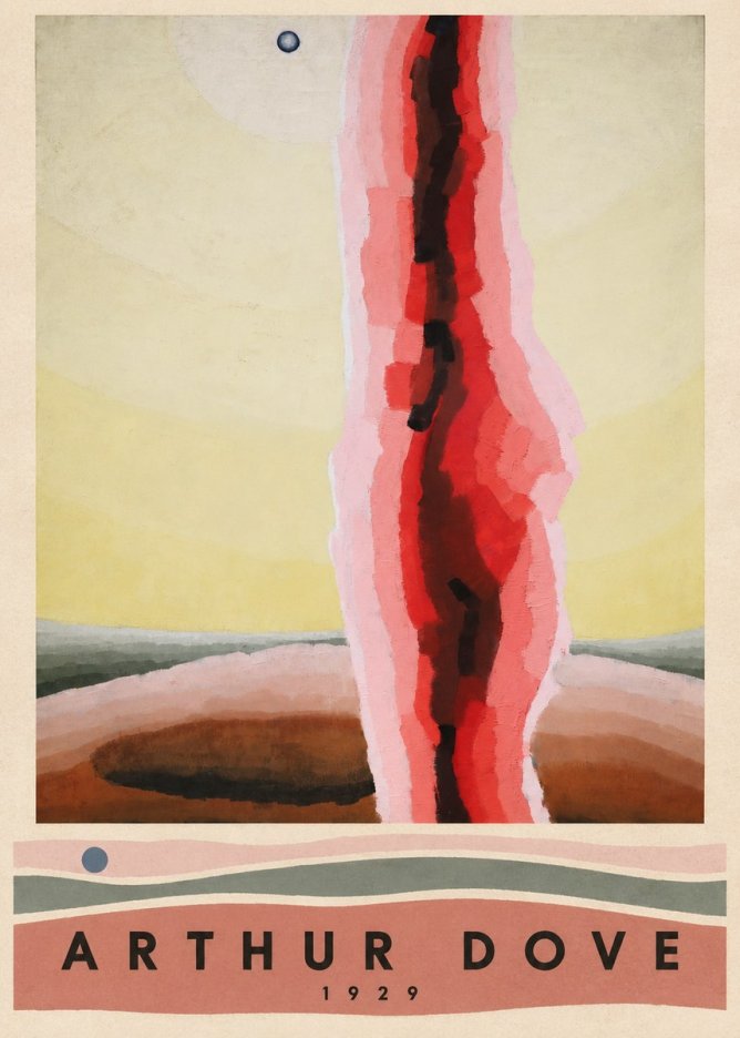 Arthur Dove Gale No4 - Juliste