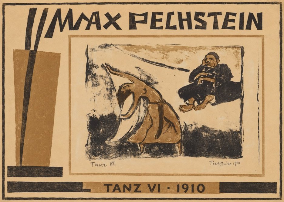 Max Pechstein Tanz Vi • 1910 No1 - Juliste