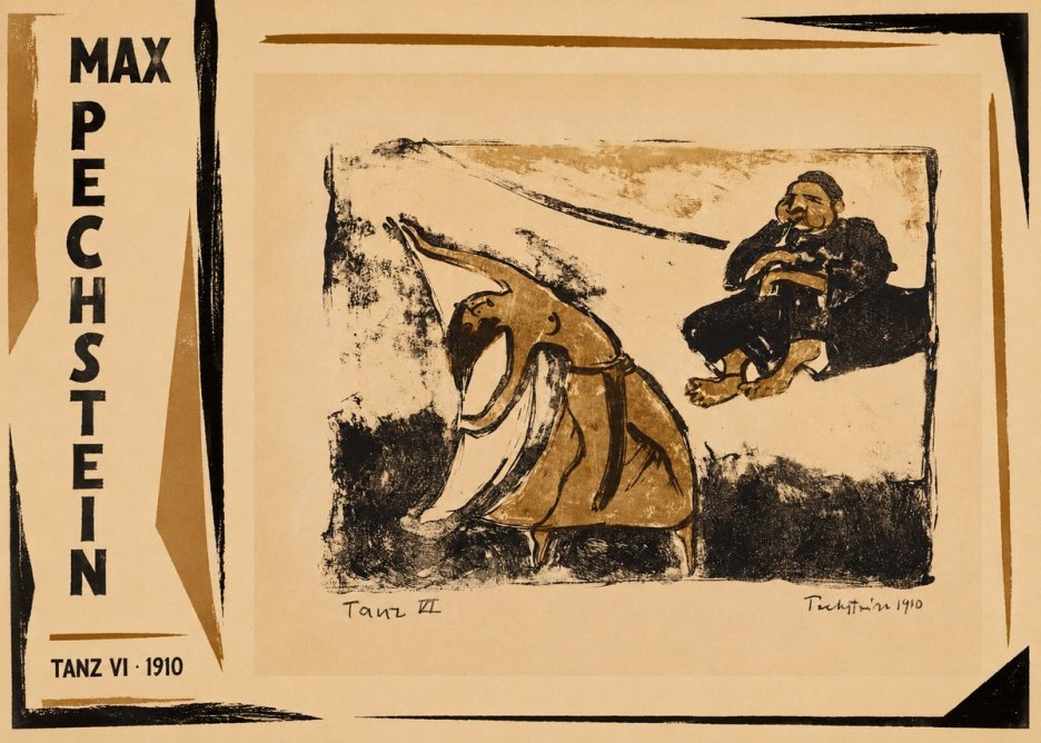 Max Pechstein Tanz Vi • 1910 No2 - Juliste
