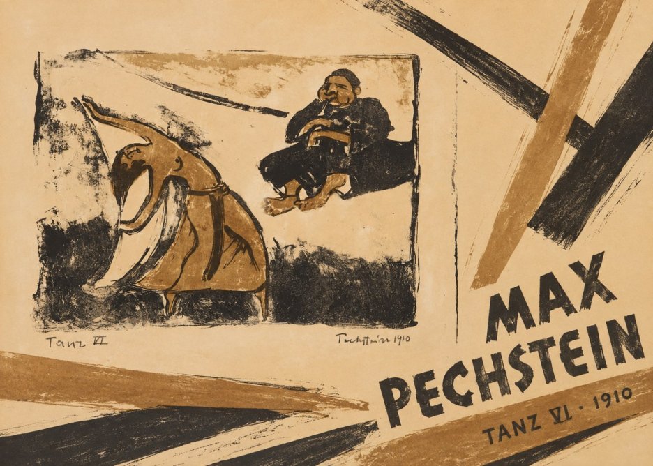 Max Pechstein Tanz Vi • 1910 No4 - Juliste
