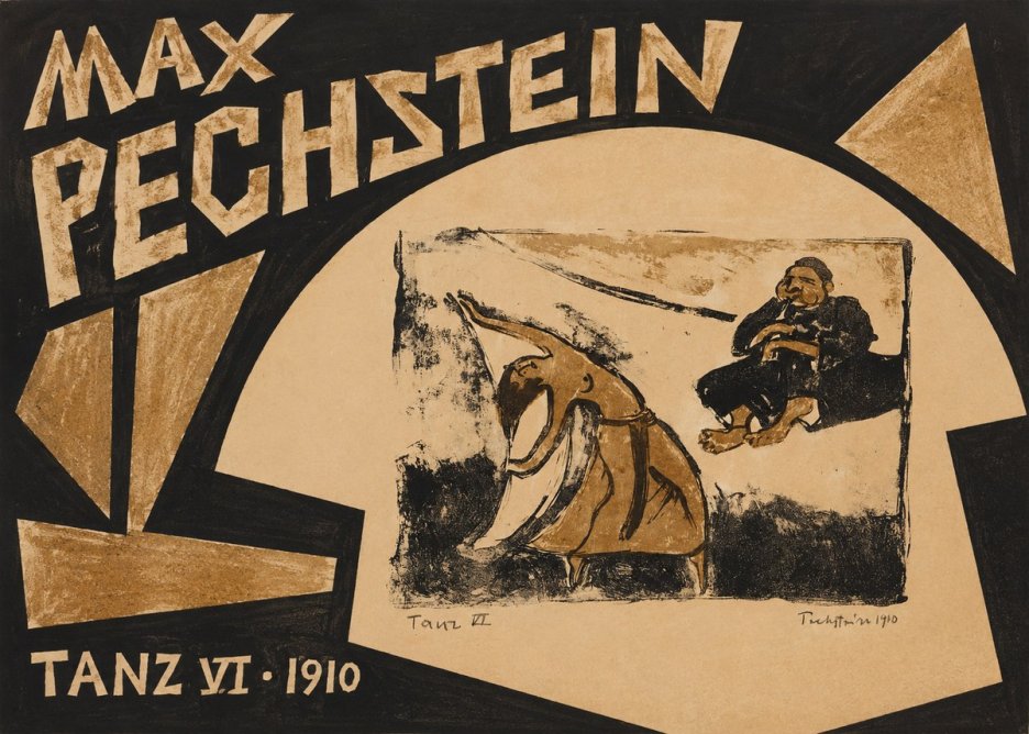 Max Pechstein Tanz Vi • 1910 No6 - Juliste