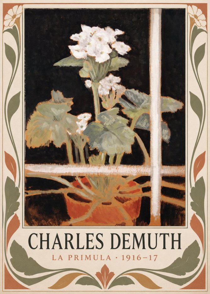 Charles Demuth La Primula No3 - Juliste
