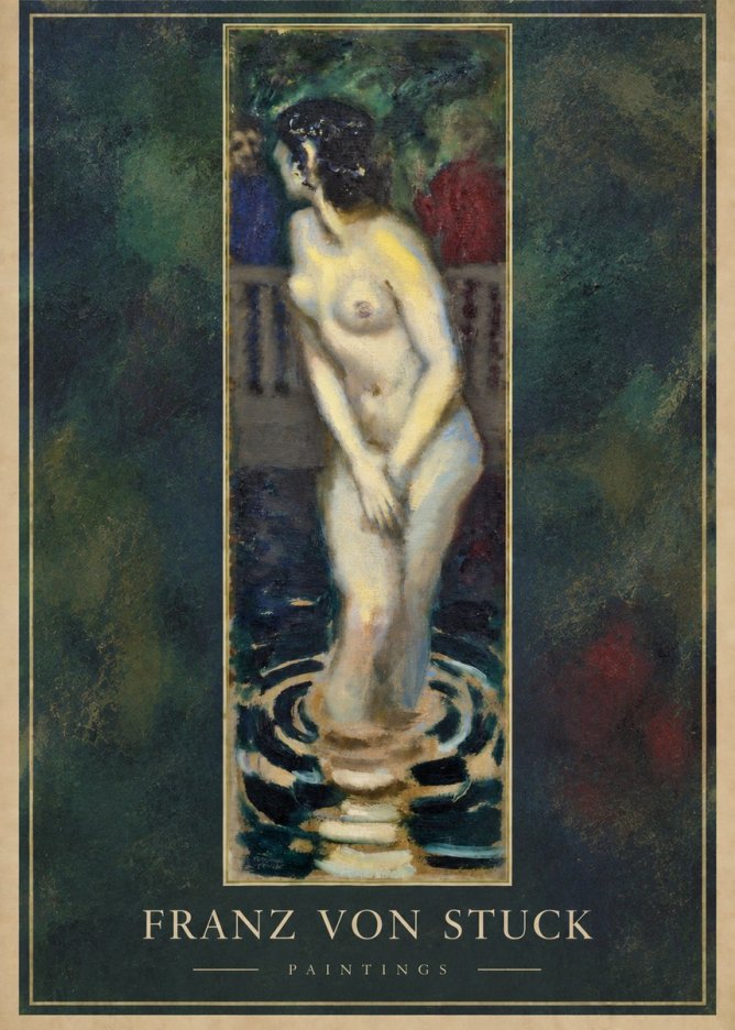 Franz von Stuck The Bather No2 - Juliste