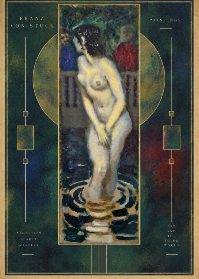 Franz von Stuck The Bather No6 - Juliste