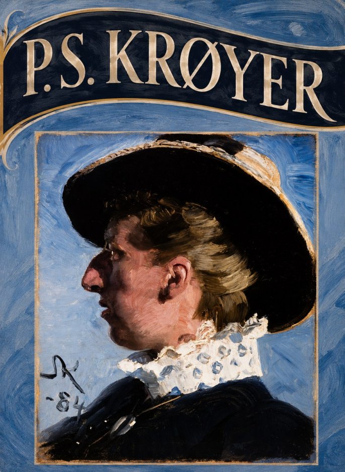 P.S. Krøyer Self-portrait II No5 - Juliste