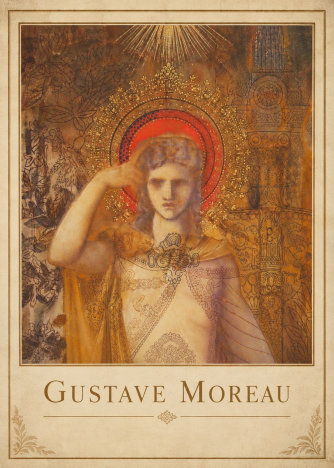 Gustave Moreau The Messenger No3 - Juliste
