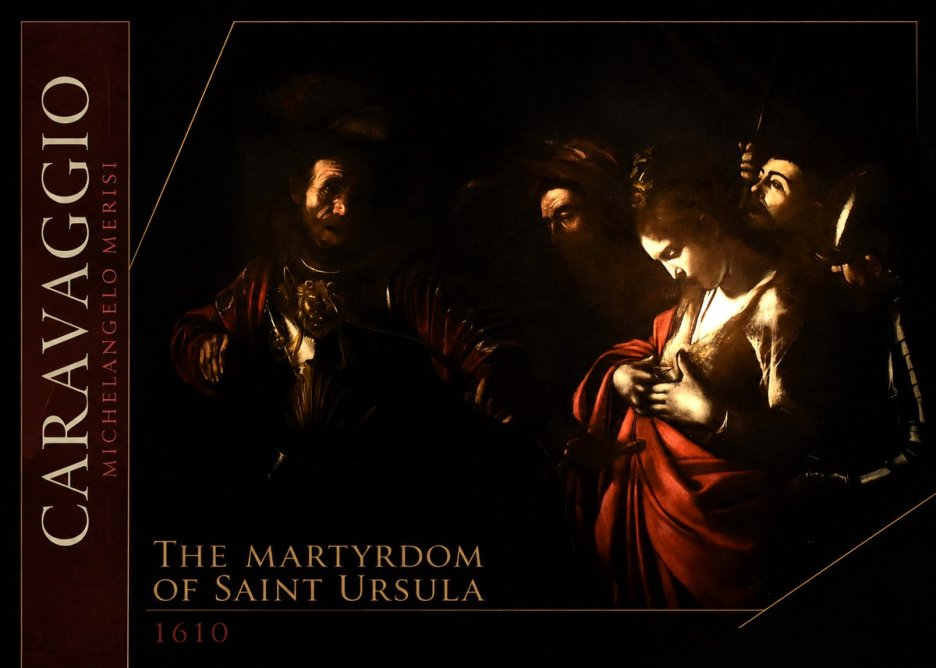 Michelangelo Merisi da Caravaggio The Martyrdom of Saint Ursula No2 - Juliste