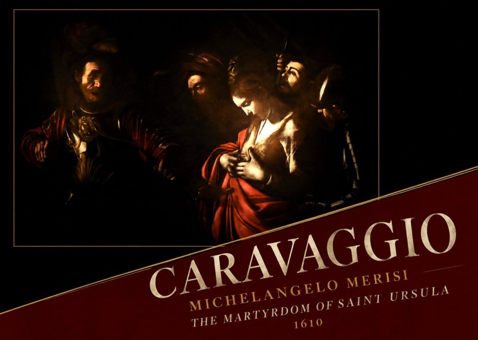 Michelangelo Merisi da Caravaggio The Martyrdom of Saint Ursula No4 - Juliste