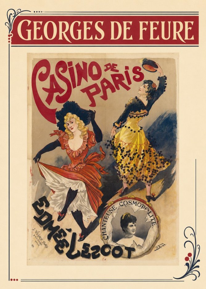 Georges de Feure Edmée L'escot No3 - Juliste