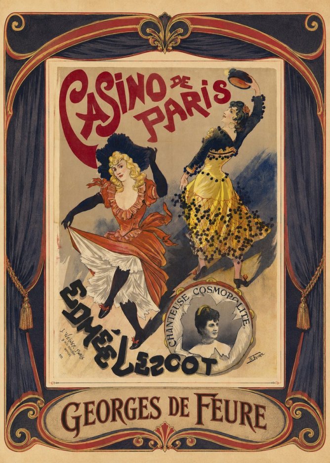 Georges de Feure Edmée L'escot No5 - Juliste