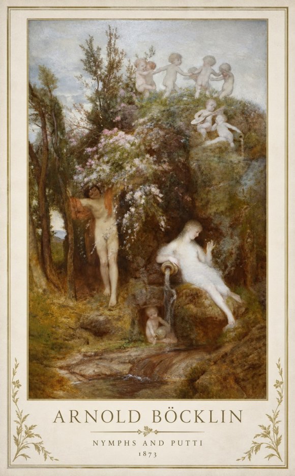 Arnold Böcklin Springtime No2 - Juliste