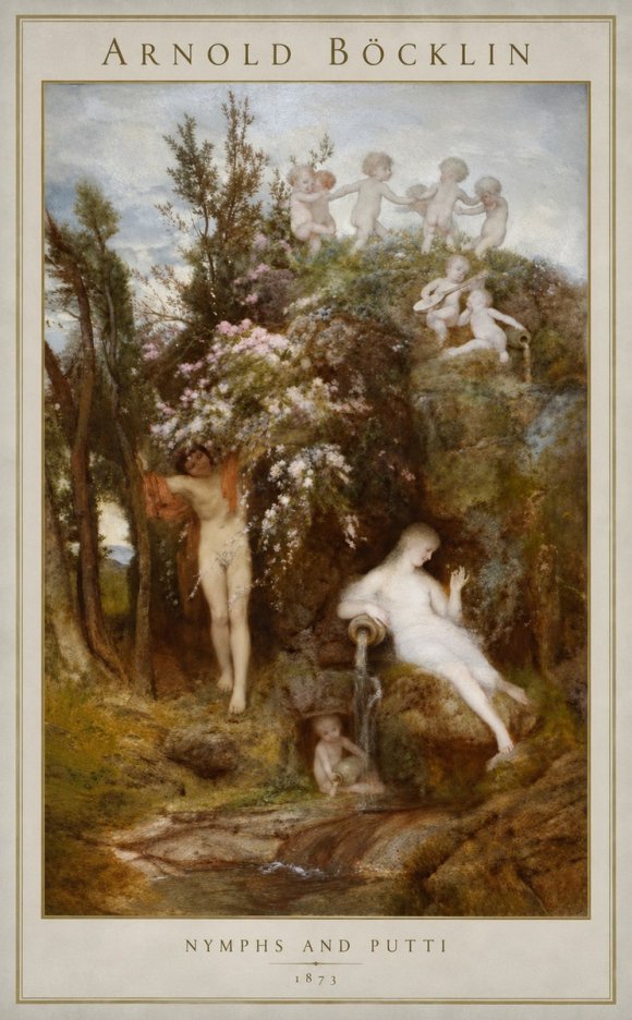 Arnold Böcklin Springtime No3 - Juliste