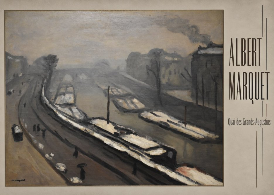 Albert Marquet Quai Des Grands-augustins No3 - Juliste