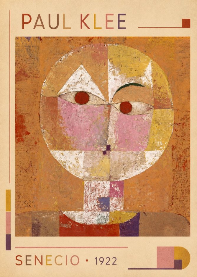 Paul Klee Senecio No1 - Juliste