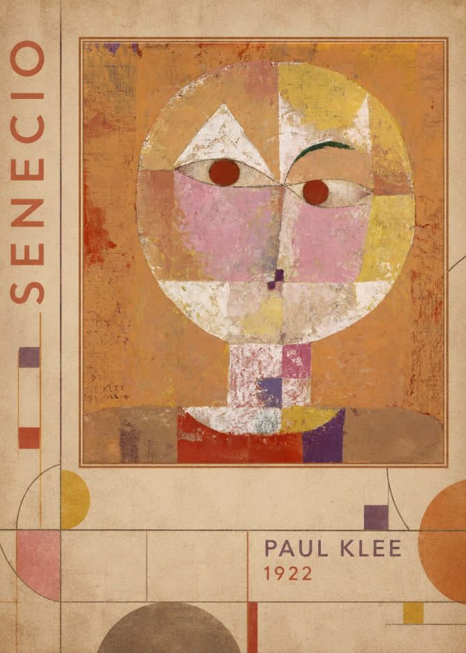Paul Klee Senecio No2 - Juliste