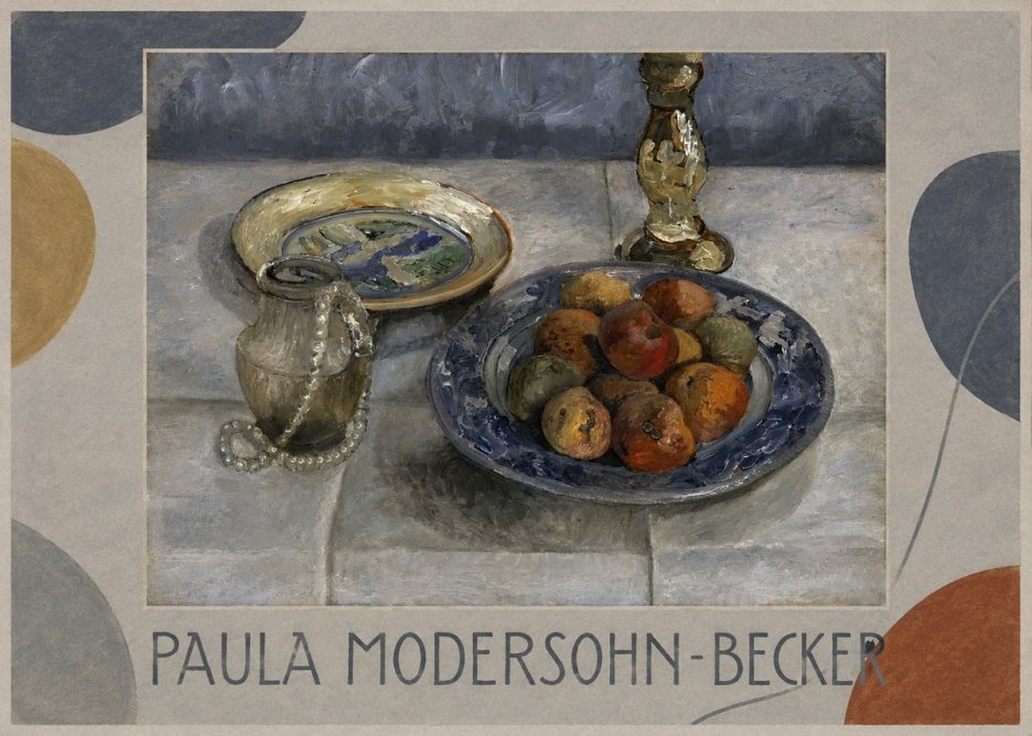 Paula Modersohn-Becker Still Life with Candlestick, Pitcher, and Fruit No1 - Juliste