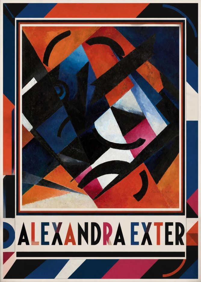 Alexandra Exter Abstract Composition No1 - Juliste