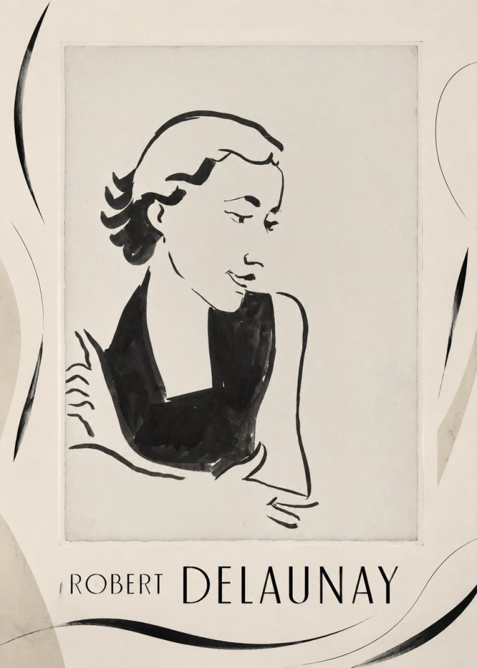 Robert Delaunay Figure Study No5 - Juliste