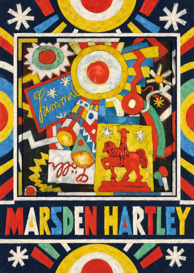 Marsden Hartley Himmel Lille No3 - Juliste