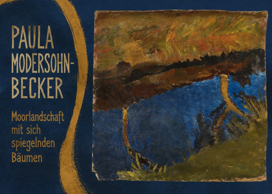 Paula Modersohn-Becker Moorlandschaft Mit Sich Spiegelnden Bäumen No5 - Juliste