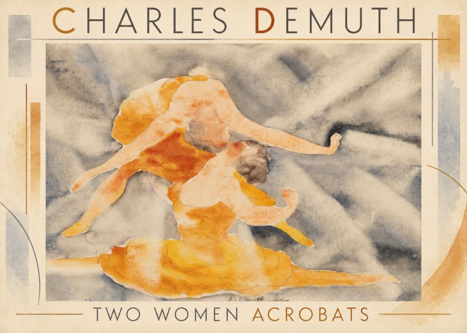 Charles Demuth Two Women Acrobats No1 - Juliste