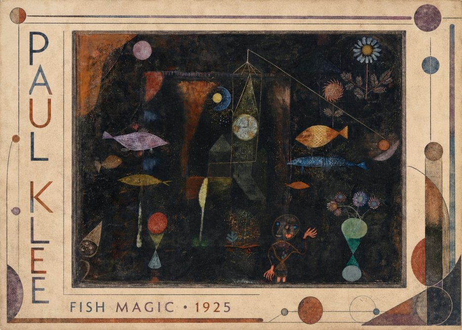 Paul Klee Fish Magic I No2 - Juliste