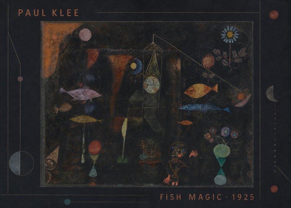 Paul Klee Fish Magic I No3 - Juliste