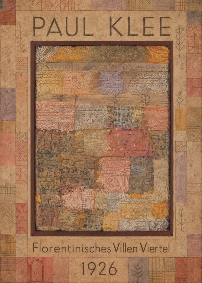 Paul Klee Florentinisches Villen Viertel No1 - Juliste